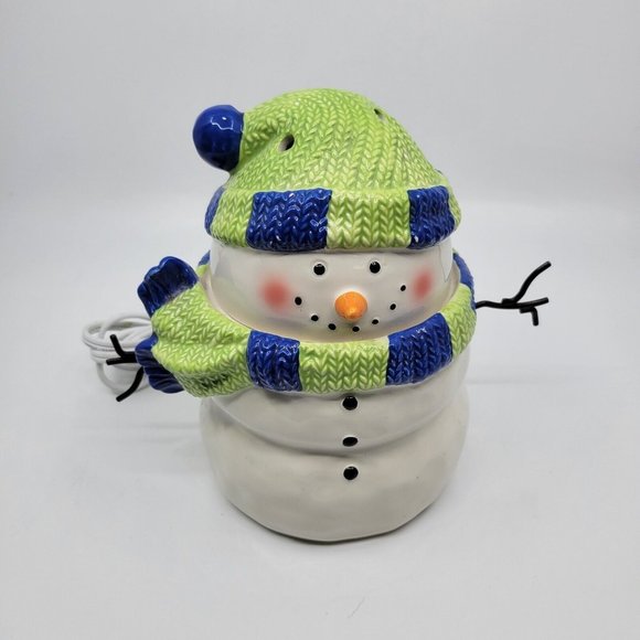 Scentsy Other - Scentsy Full Size Wax Warmer Snowman Cold Winter Holiday NO TRAY
